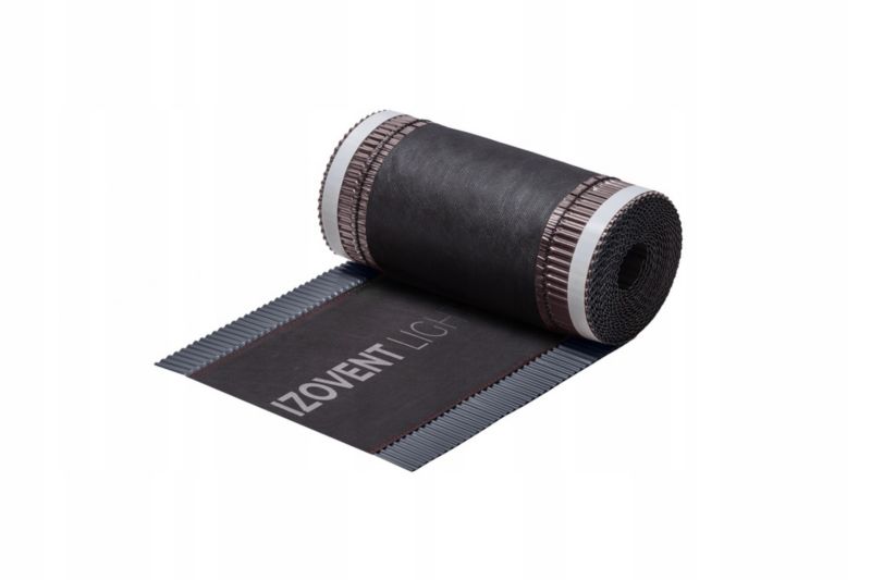 Taśma kalenicowa 4ROOF Izovent LIGHT 310mm 5m x 4 rolki - 20mb grafit RAL7016 super jakość wentylacja kalenicy 1 kpl.