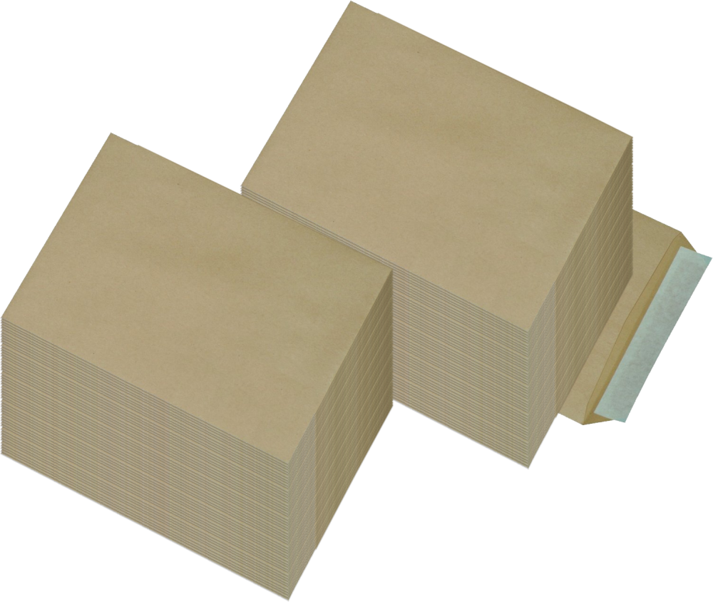 40x Koperta standardowa NC, C5, z paskiem HK, 50 sztuk, brązowy