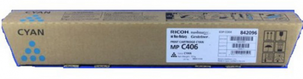 Toner Ricoh (842096), 6000 stron, cyan (błękitny)