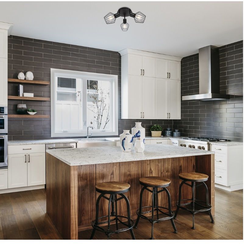 Rabalux Belano lampa podsufitowa 3x40 W czarna 3536