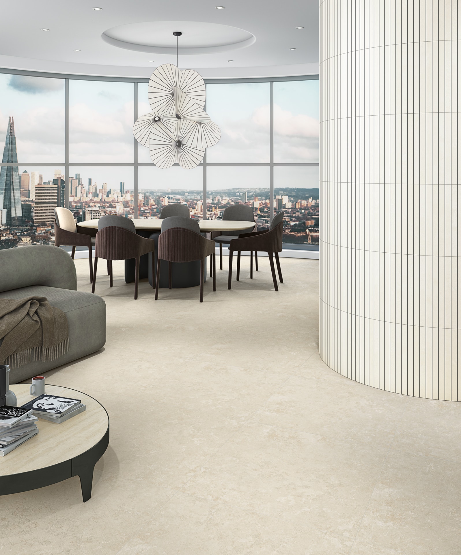 Vives London płytka ścienno-podłogowa 80x80 cm beżowa