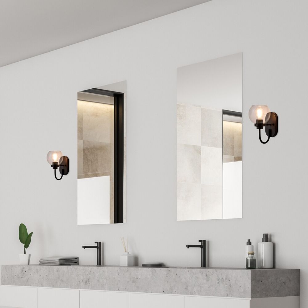 Rabalux Tirina kinkiet 1x15W czarny mat 75005