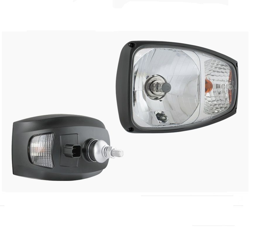 Reflektor przedni typu H4 ze złączem Deutsch DT04-6P lewy z żarówką RGV1.49002 Wesem