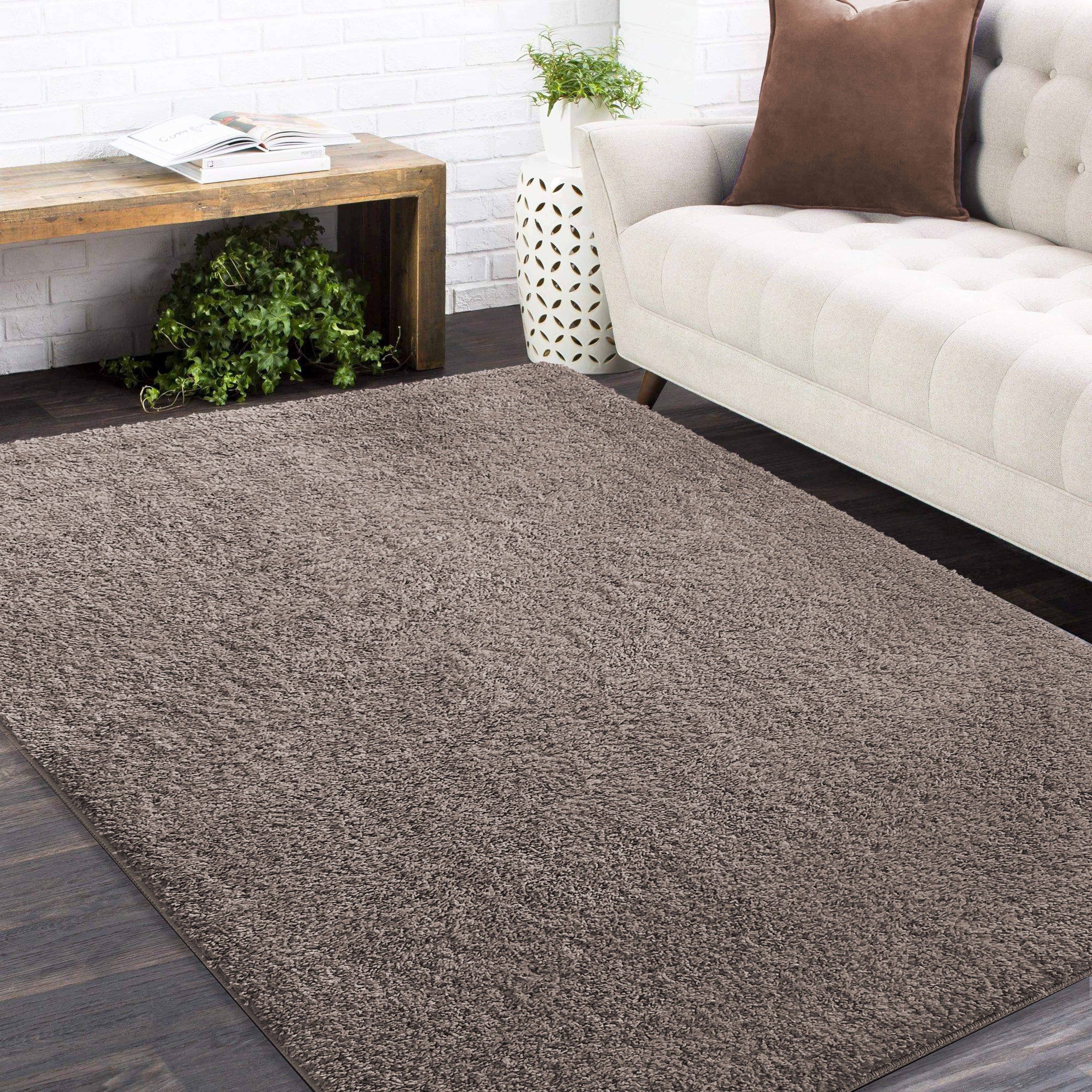 Dywan - 150 x 200 cm - Cappuccino - Shaggy - Dywanopol