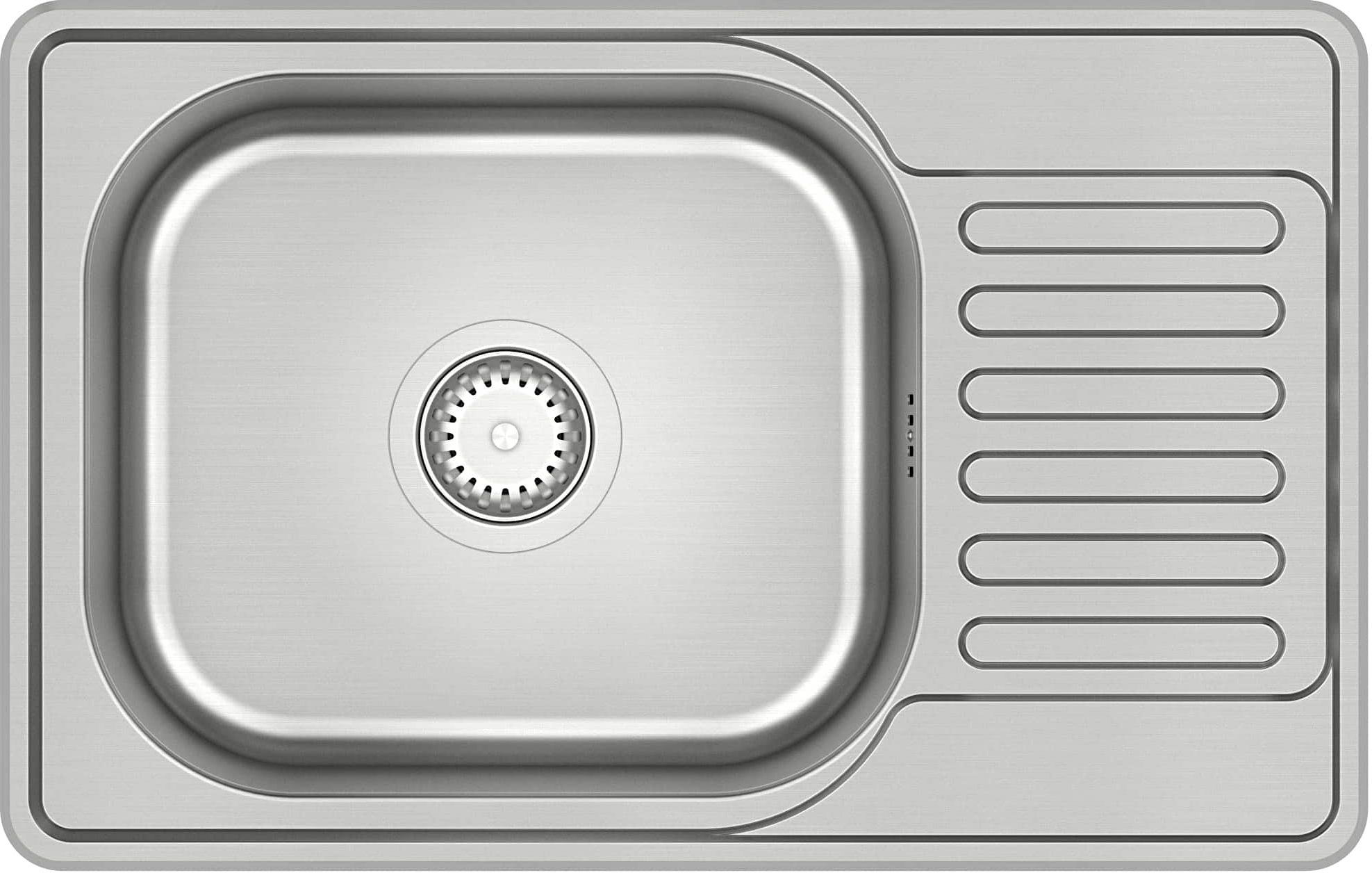 Darmowa Dostawa - Zlewozmywak stalowy z syfonem 66x42 cm Quadron Eddie 111 HD111SAT6642