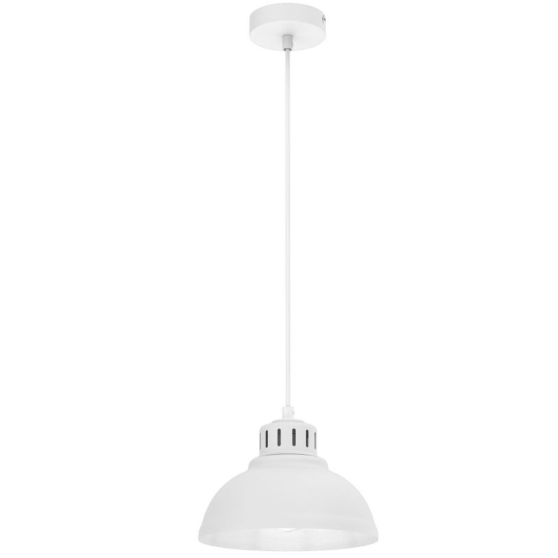 Lampa wisząca Luminex Sven biały matowy wym: 110 x 21 x 21 cm 1xE27 x 15W 1 szt.