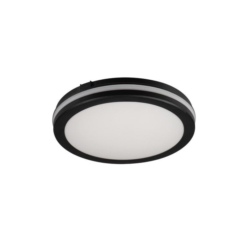 Lampa sufitowa zewnętrzna Kanlux Beno Eco czarna LED 12W 3000K-6500K 1150lm IP65 wym: 5,5 x 20 x 20 cm - 1 szt.