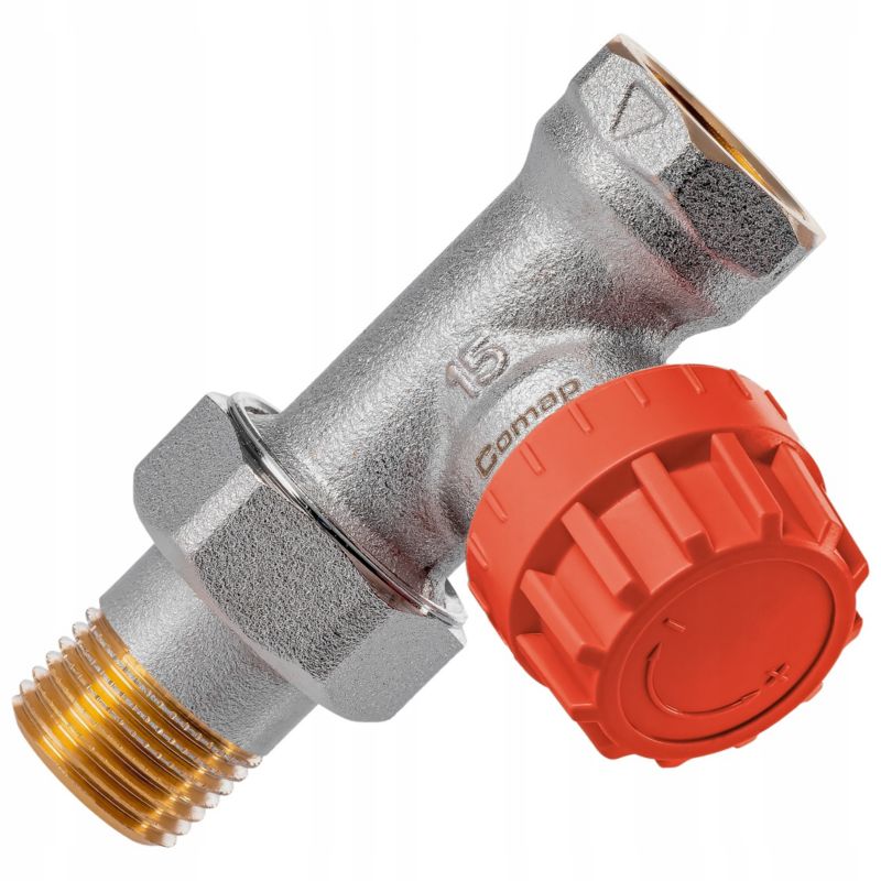 Zawór Comap termostatyczny prosty 12.7 mm z nastawą wstępną M28 1 szt.
