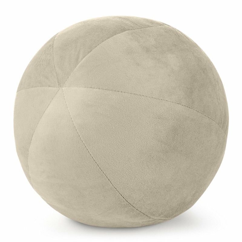 Poduszka GAJA 4 Eurofirany kula 24 cm jasnobeżowa velvetowa 1 szt.
