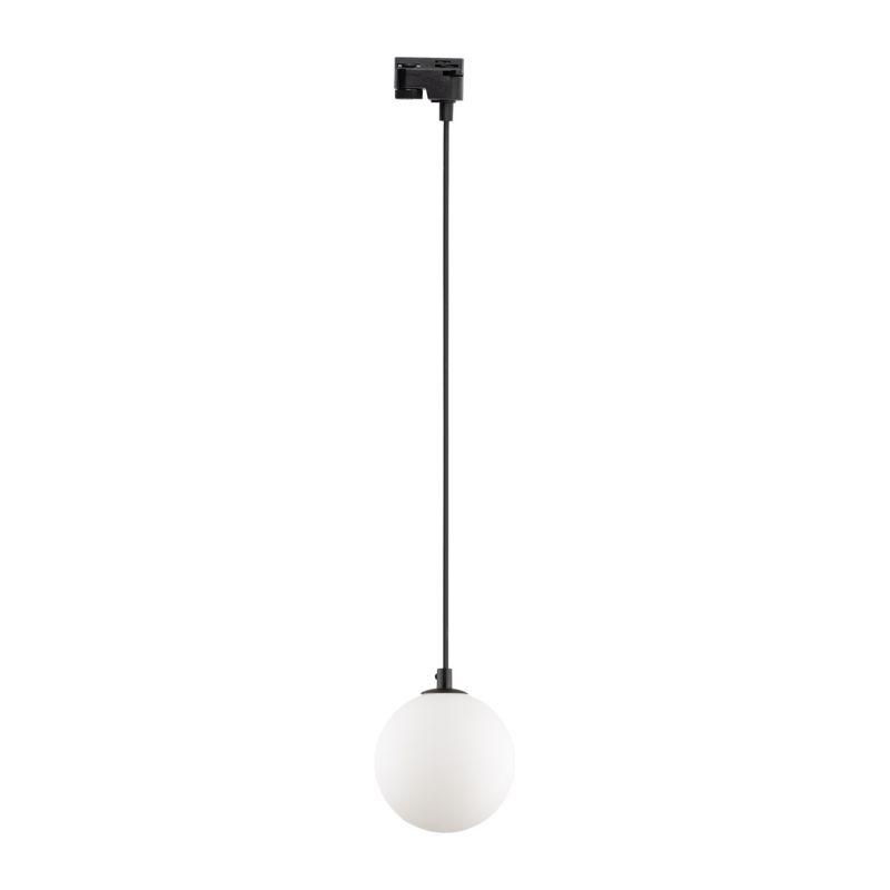 Lampa wisząca TK-Lighting na szynoprzewód Tracer Black White Glass Wisząca 1 G9 - 1szt.