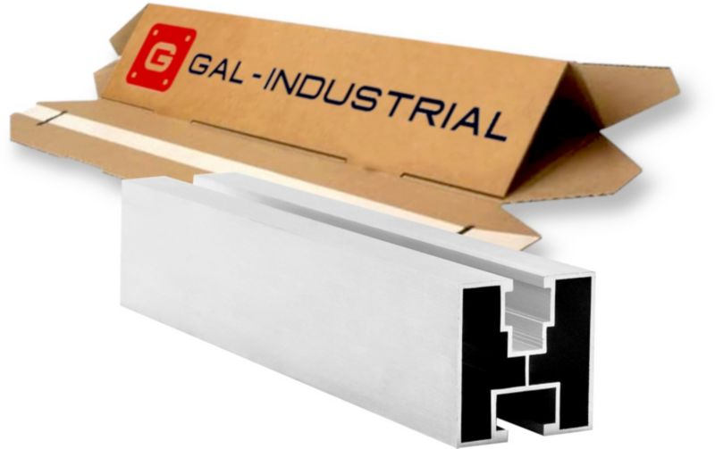 PROFIL MONTAŻOWY GAL-INDUSTRIAL PV DO PANELI SŁONECZNYCH SZYNA ALU SOLAR 360cm POD ŚRUBY S 1 szt.