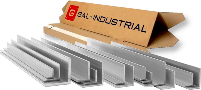 Kątownik Aluminiowy GAL-INDUSTRIAL 100x30x2mm 350cm Aluminium EN6060 PA38 + Cięcie na wymiar 1 szt.