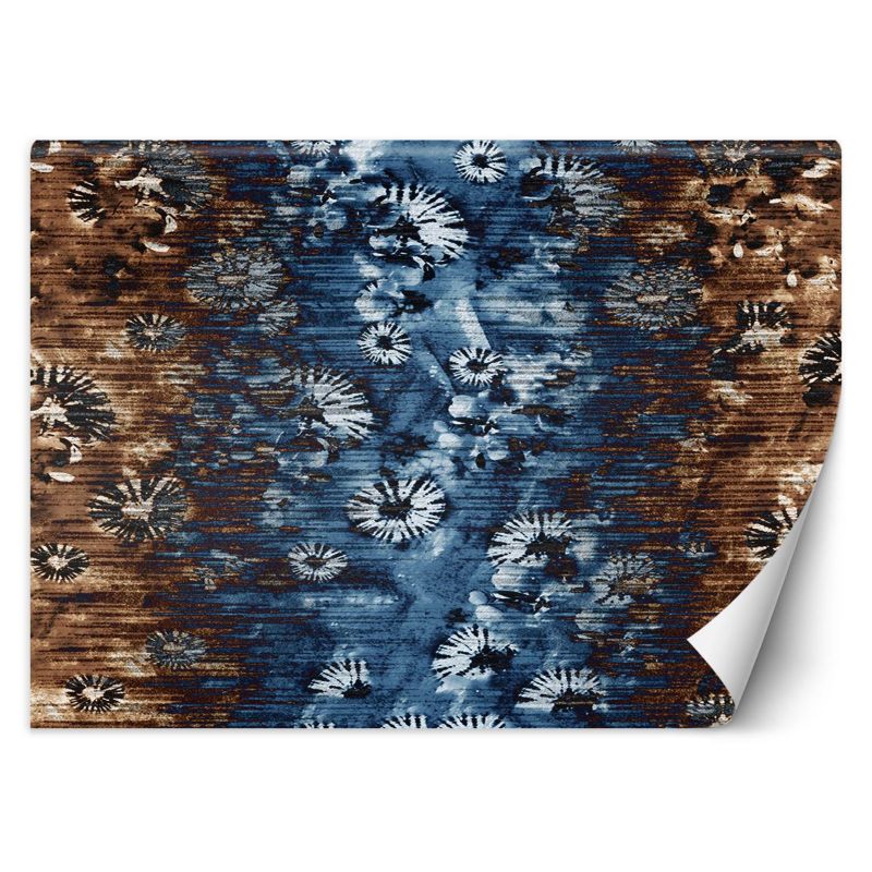 Fototapeta Feeby Niebieski gobelin wzór vintage 254x184 1 szt