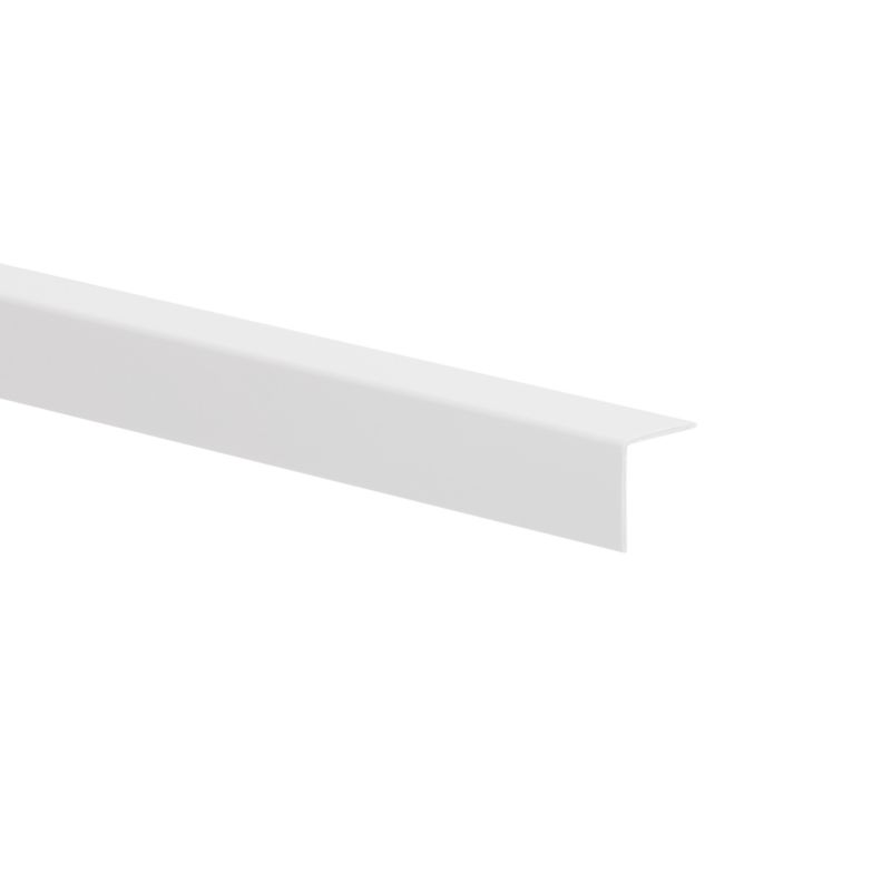 Kątownik PVC 2600 x 20 x 20 x 1 mm szary połysk