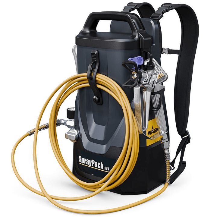 Bezprzewodowy agregat malarski Wagner SprayPack w zestawie z baterią oraz ładowarką 1 szt.