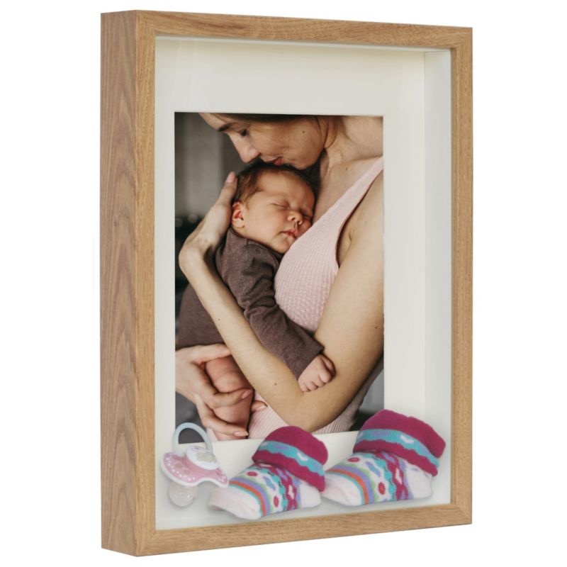 Ramka 3D box BD art głęboka Bukiet 30x40 A3 z passe-partout dębowa 1 szt.