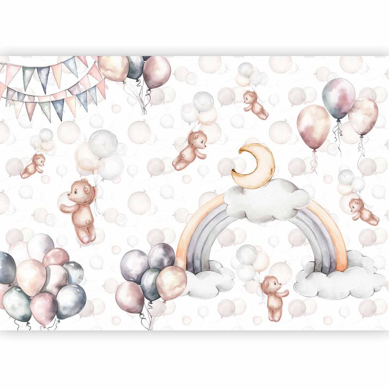 Fototapeta samoprzylepna Artgeist Dla dzieci biała 147x105 (3 części) 10071aa rolka 1 szt