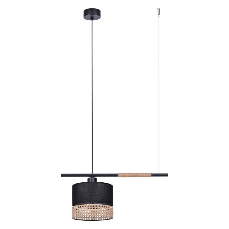 Lampa sufitowa wisząca Kaja Vimbo czarno-beżowa wym: 100 x 55 x 37 cm 1xE27 x 40W 1 szt.