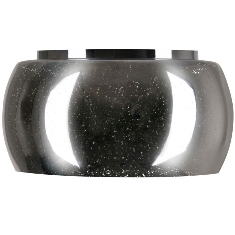 Kinkiet ścienny Polux Julia chromowany czarny-przezroczysty 2 x G9 x IP20 wym: 14,5 x 28 x 13,5 cm - 1 szt.