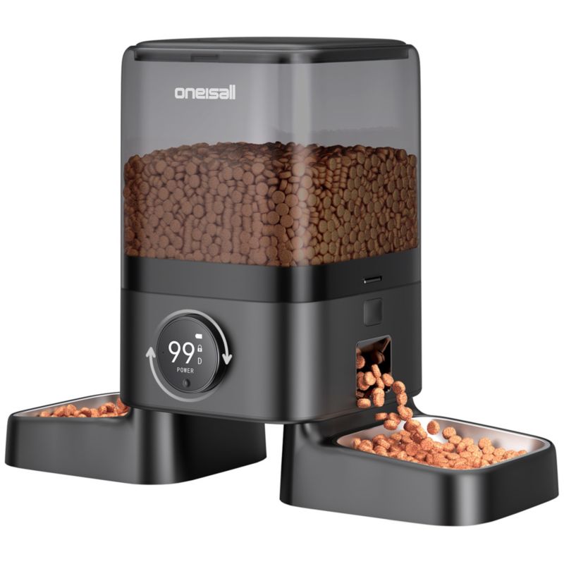 Inteligentny dozownik karmy Oneisall PF10 Podwójny 5L WiFi 1 szt.