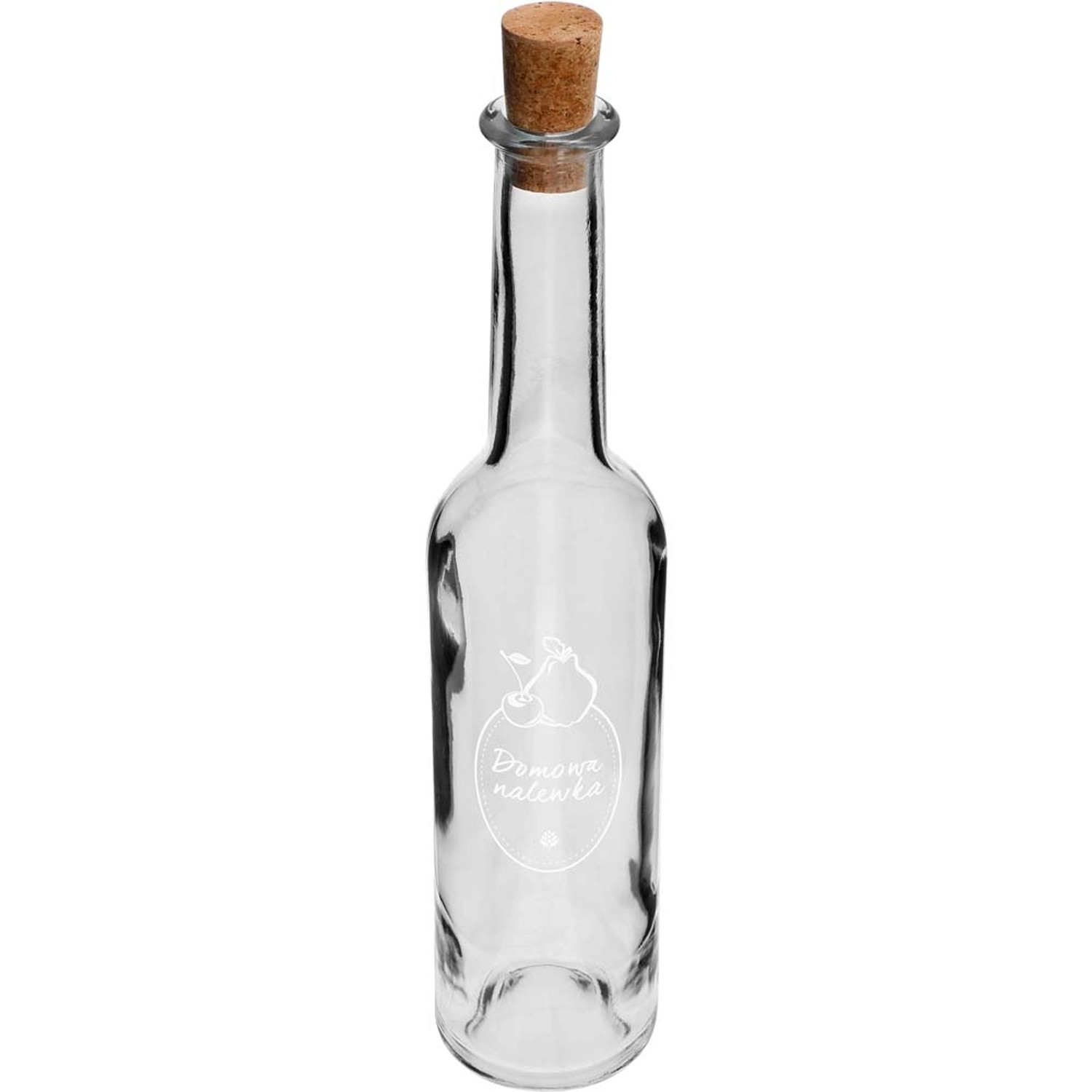 Butelka z korkiem "Domowa nalewka" - 350 ml