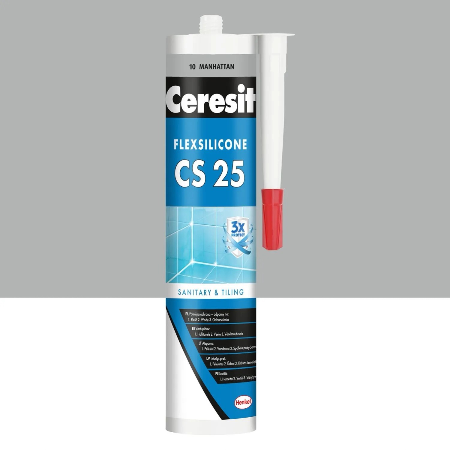 Ceresit Silikon sanitarny CS 25 10 manhattan 280 ml