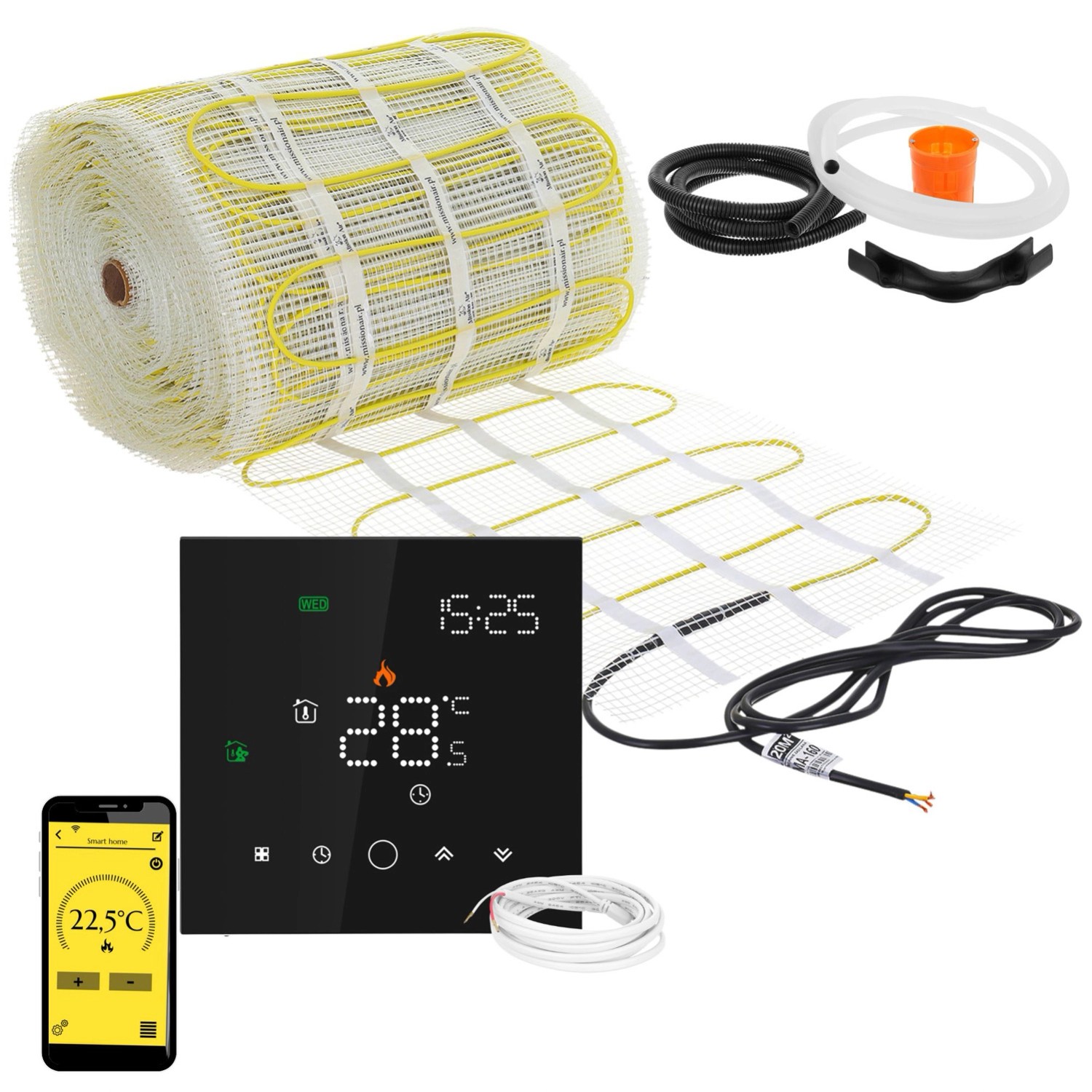 Mission Air Zestaw pod płytki MA-160 Leo Black 20m2