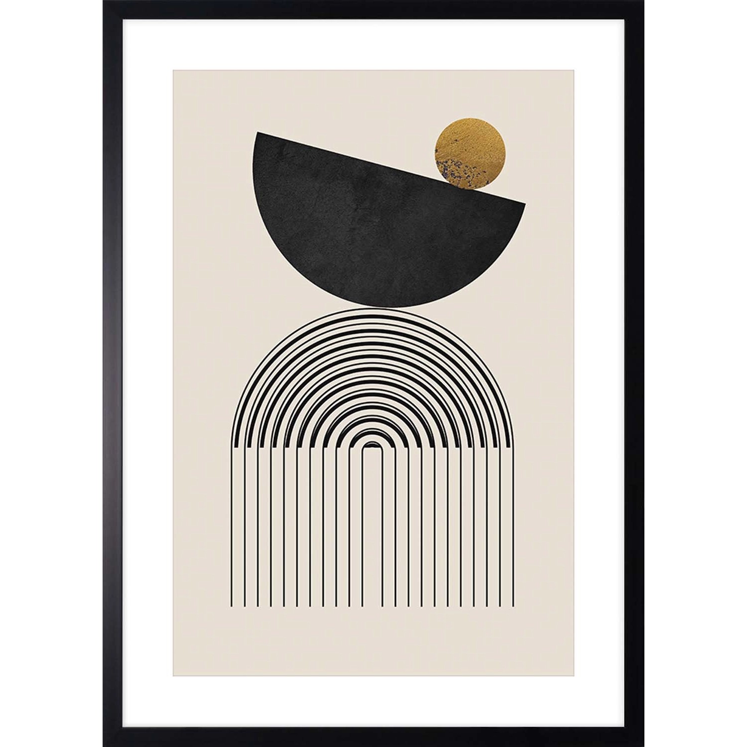 ARS LONGA Obraz WAVY ZEN ARC 53 x 73 cm