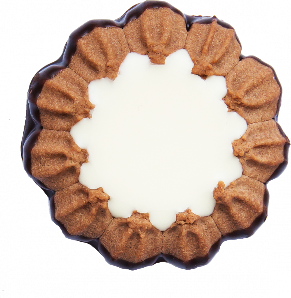 Ciastka kakaowe Delisana Kubanka, z kremem o smaku kokosowym, 1kg