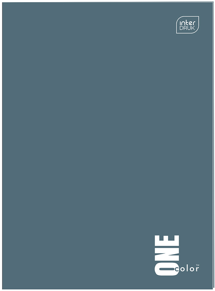 Zeszyt w kratkę Interdruk UV One Color, A4, 96 kartek, mix kolorów