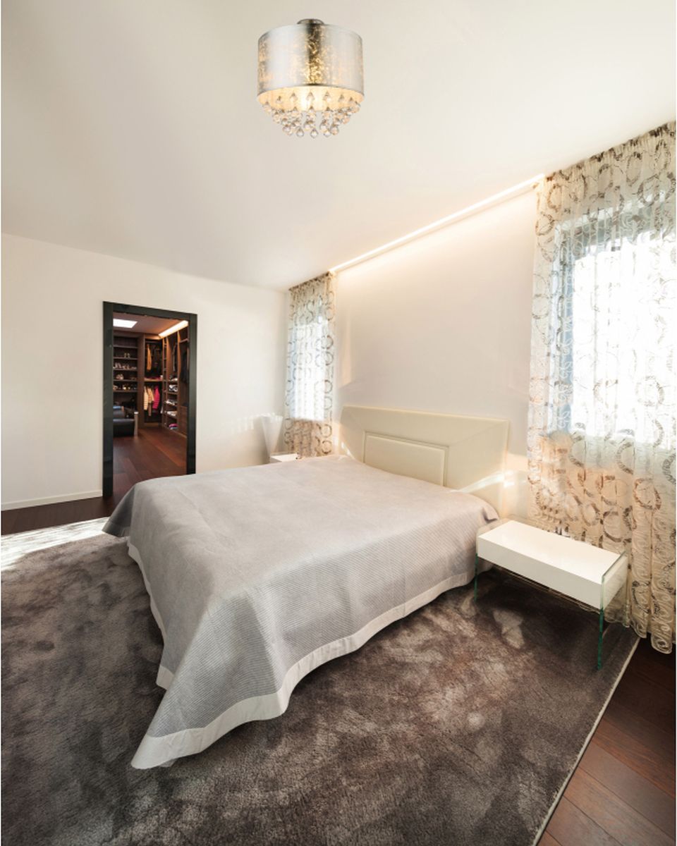 Globo Lighting Amy I lampa podsufitowa 1x60W srebrna 15188D3