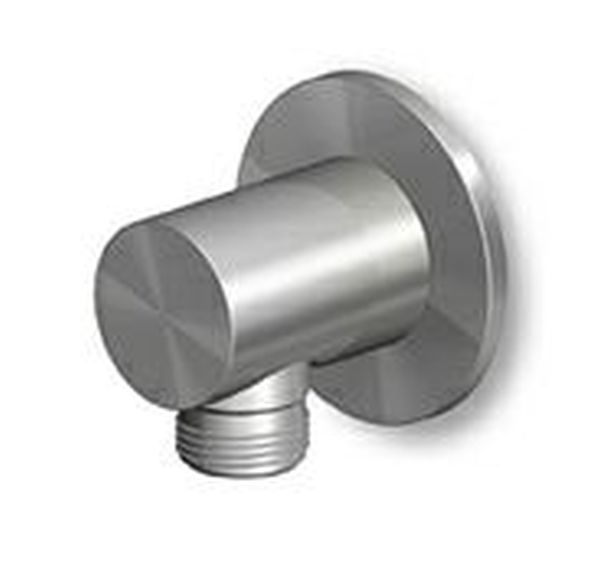 Zucchetti Helm przyłącze kątowe ścienne stal nierdzewna szczotkowana Z93795.X