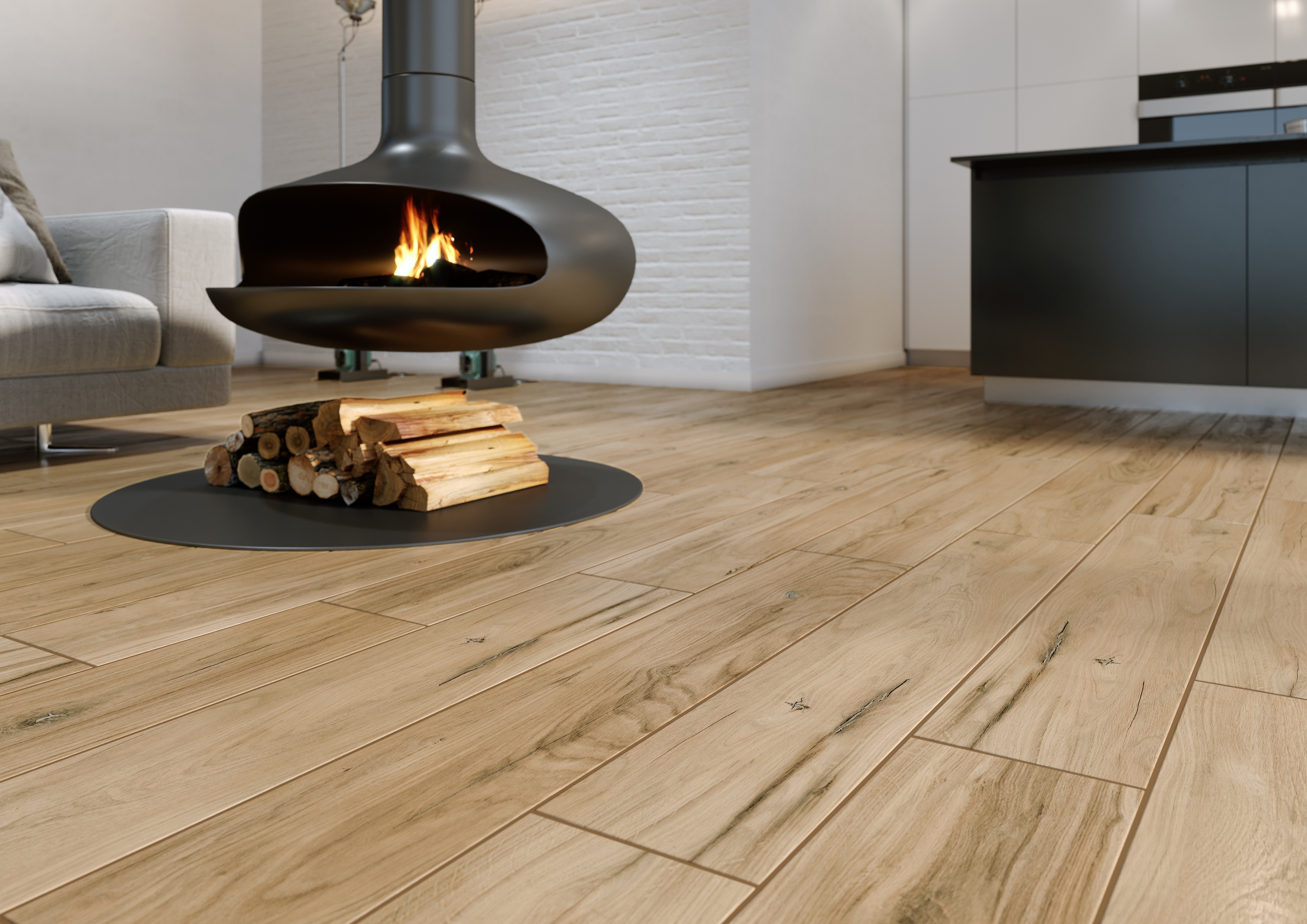 Cersanit Organic Wood Southwood beige płytka ścienno-podłogowa 19,8x119,8 cm STR beżowy mat