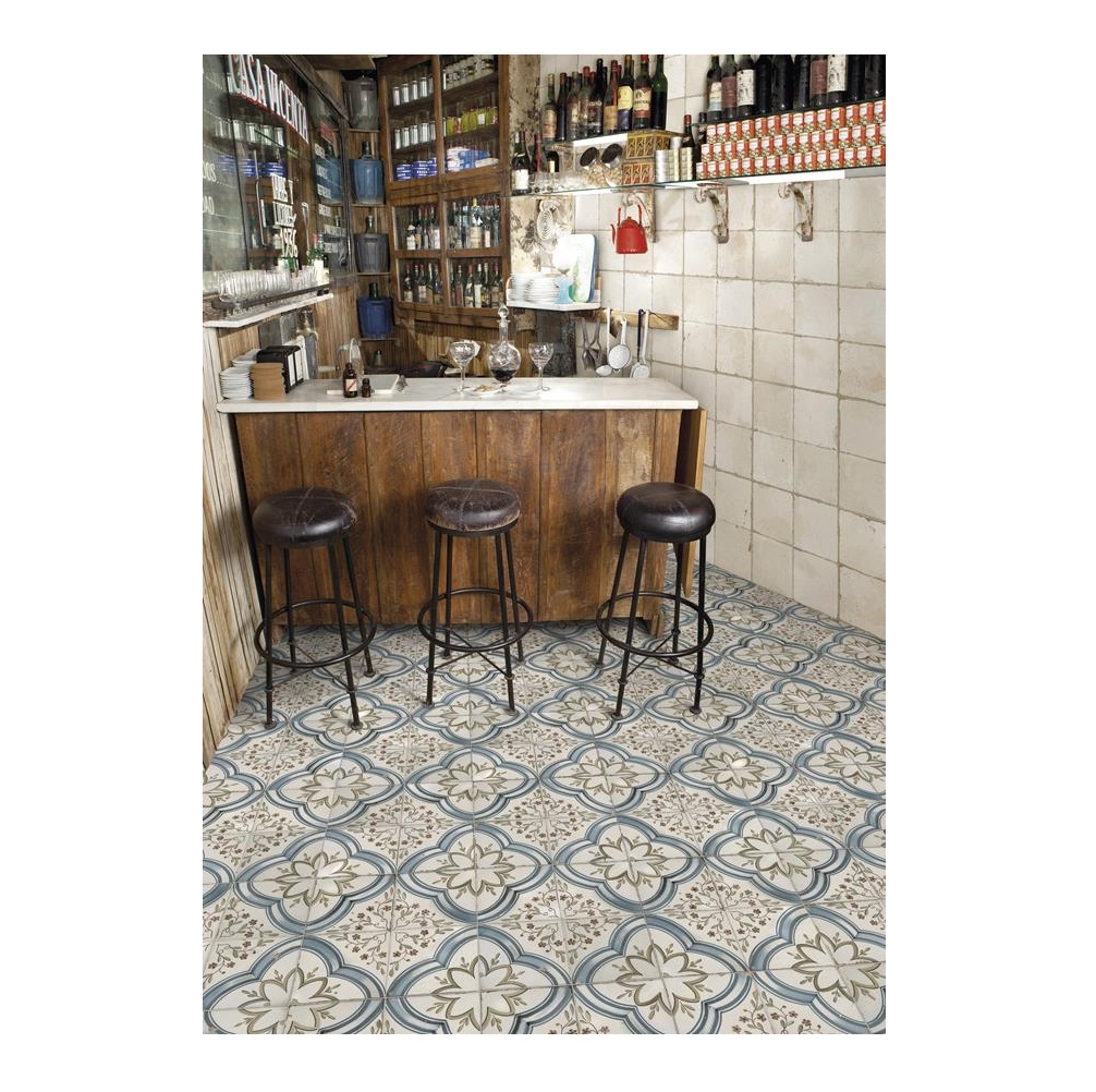 Peronda Fs Nijar płytka ścienno-podłogowa 45x45 cm niebieska-mix kolorów-zielona