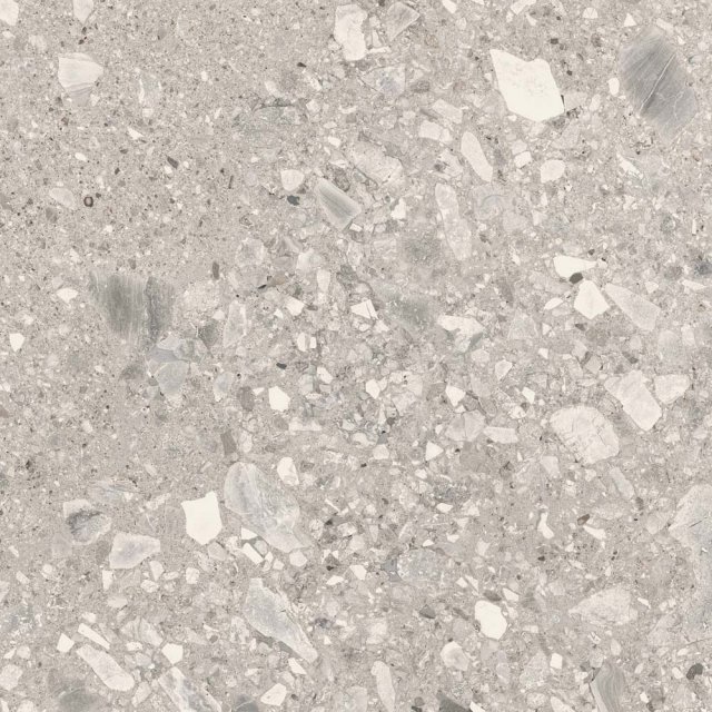 Gres szkliwiony TERRAZZO STONE cold grey mat 59,8x59,8 gat. II