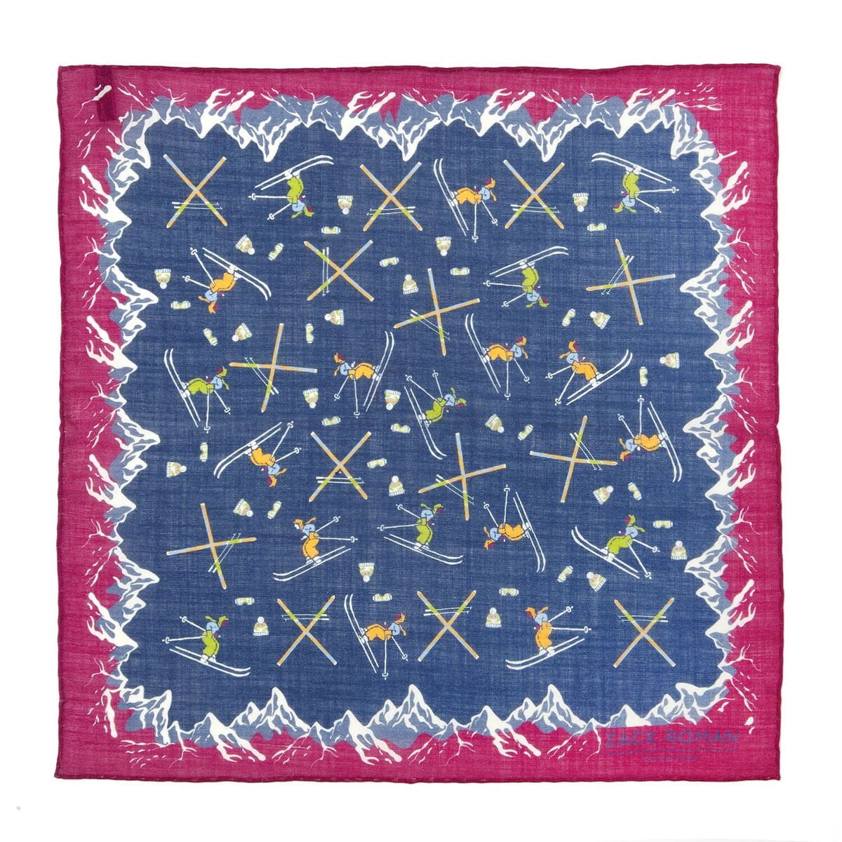 Poszetka Tatry granatowa z fuksją