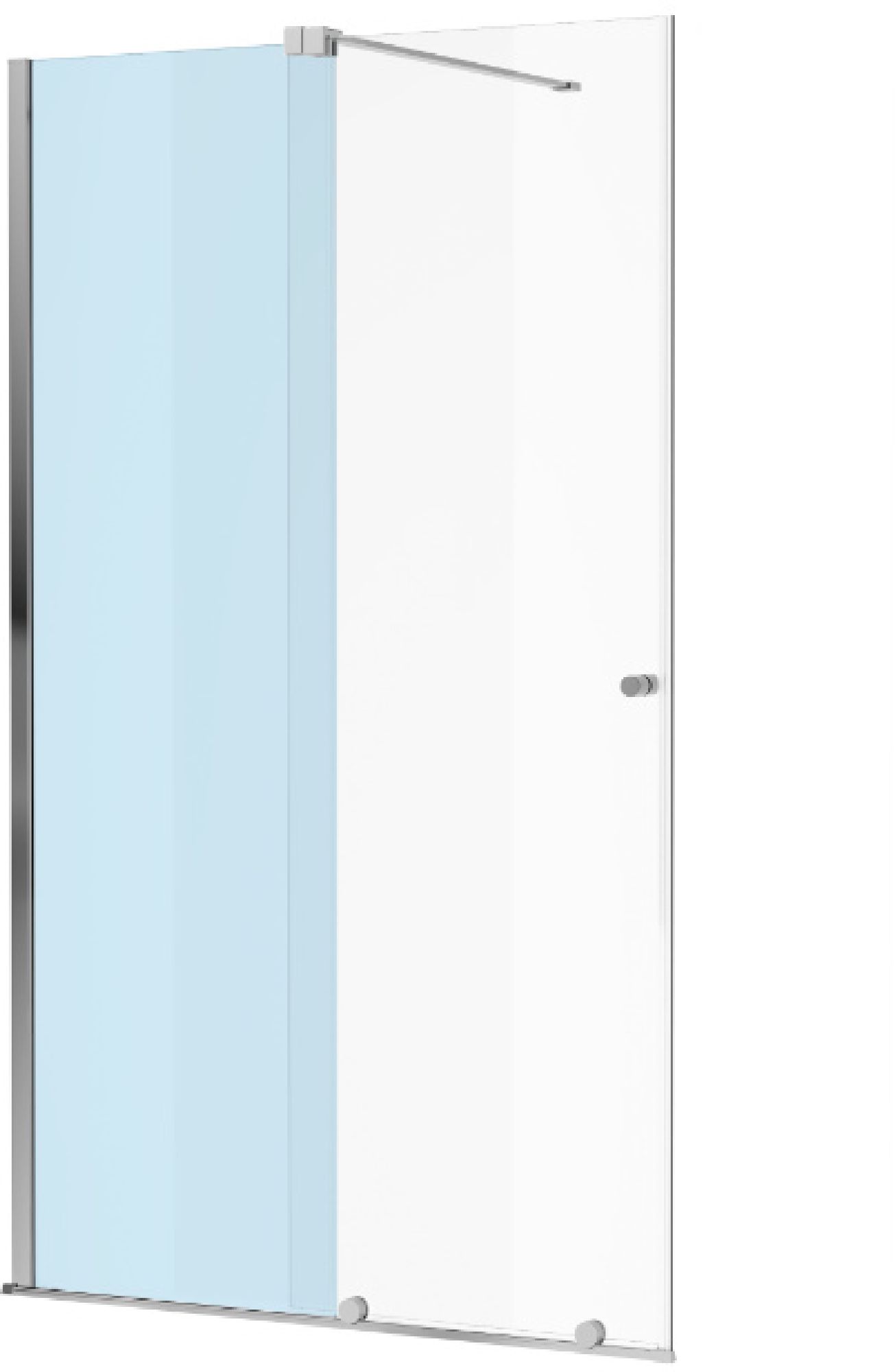 Darmowa Dostawa - Drzwi prysznicowe 140 cm rozsuwane chrom /szkło przezroczyste Excellent Ortigo KAEX5007011400LP22