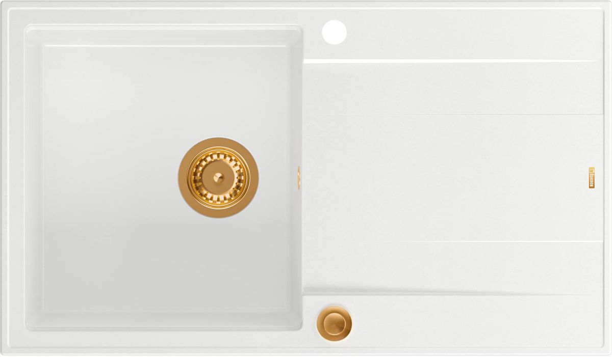 Darmowa Dostawa - Zlewozmywak GraniteQ 86x50 cm Quadron Evan HCQE8650U1PVDC1P2O