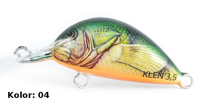 Bonito Wobler Kleń 3,5cm Tonący #04