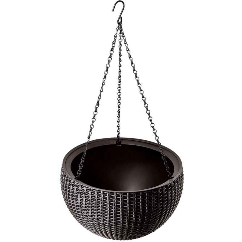 Donica wisząca Keter 30 cm mokka