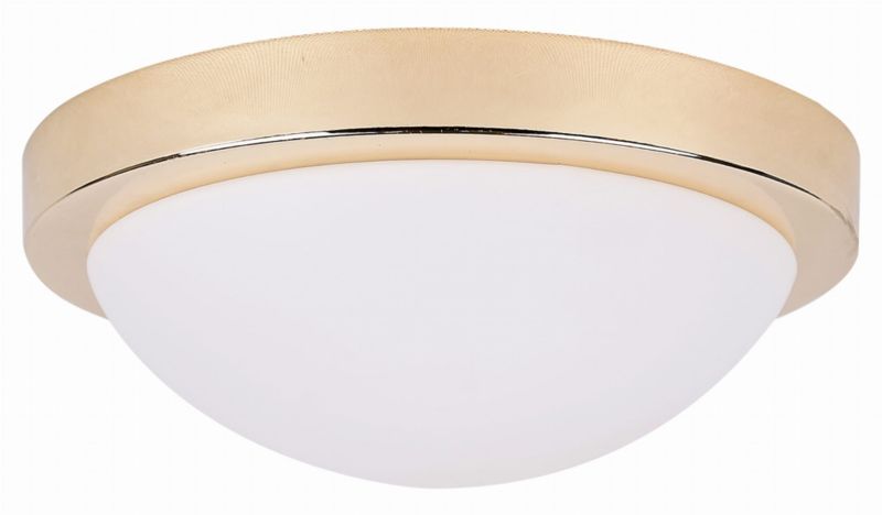 Plafon Candellux Roda złoto-biały 1 x E27 x IP44 wym: 11 x 28 x 28 cm - 1 szt.