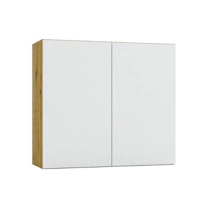 Szafka kuchenna wisząca Stolkar ISABEL W80 szary mat/dąb artisan 1 szt