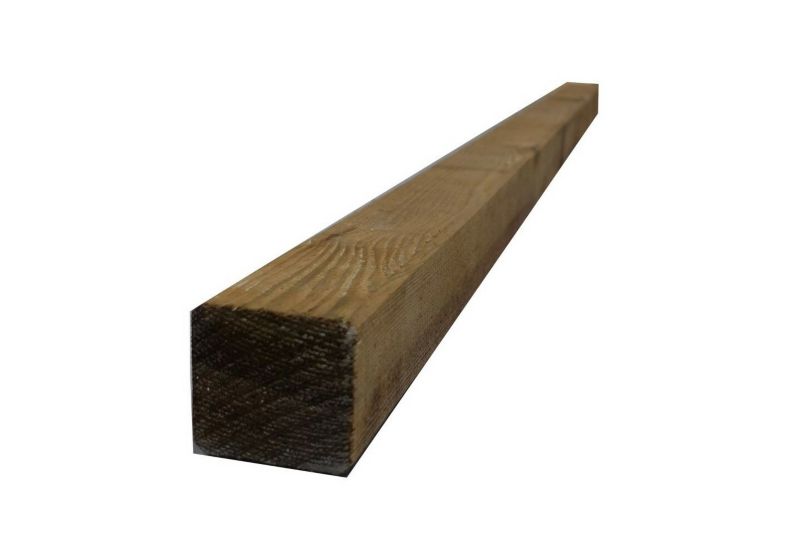 Kantówka strugana brąz Roma 9x9x180 cm 1szt.