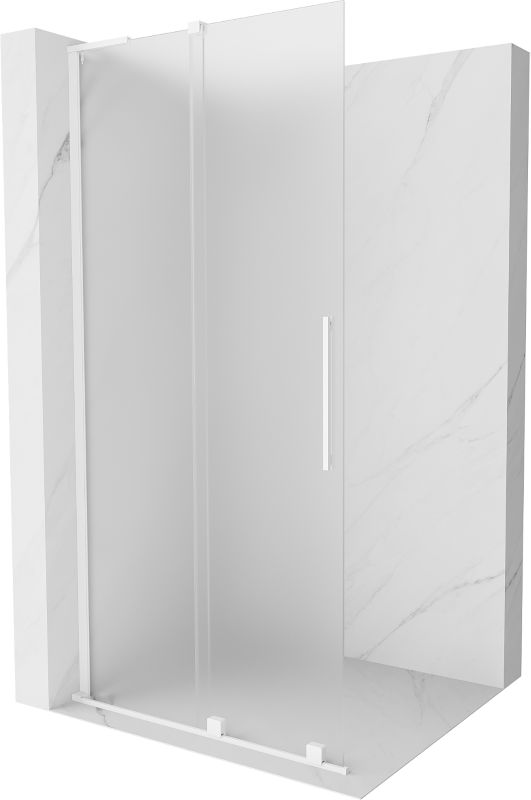 Ścianka prysznicowa Mexen Velar L szron biała 90x200 cm 871-090-003-33-20 1 szt.