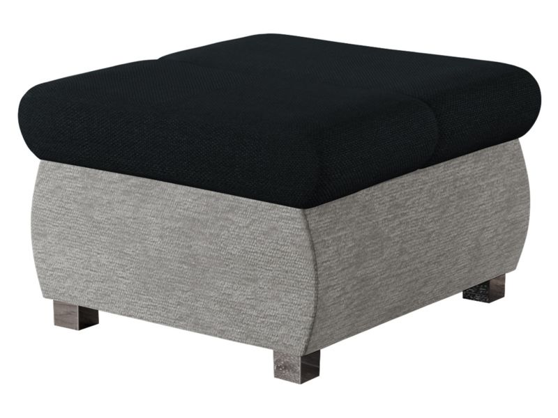 Pufa MIRJAN 24 Bangkok Mała jasny szary + czarny 1 szt.