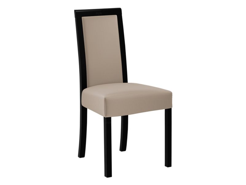 Krzesło MIRJAN 24 Roma 3 czarny + jasny beż 1 szt.
