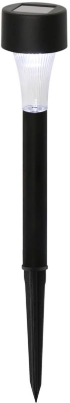 Lampka solarna wbijana czarna