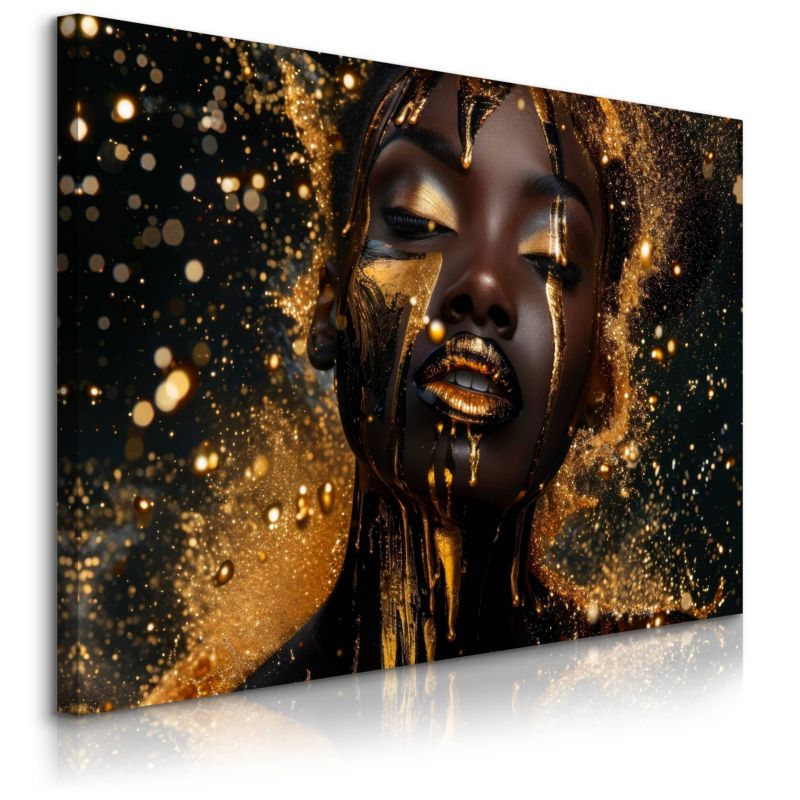 ObrazMuralo Abstrakcja Kobiecy Portret Styl Glamour 70x50 cm 1 szt.