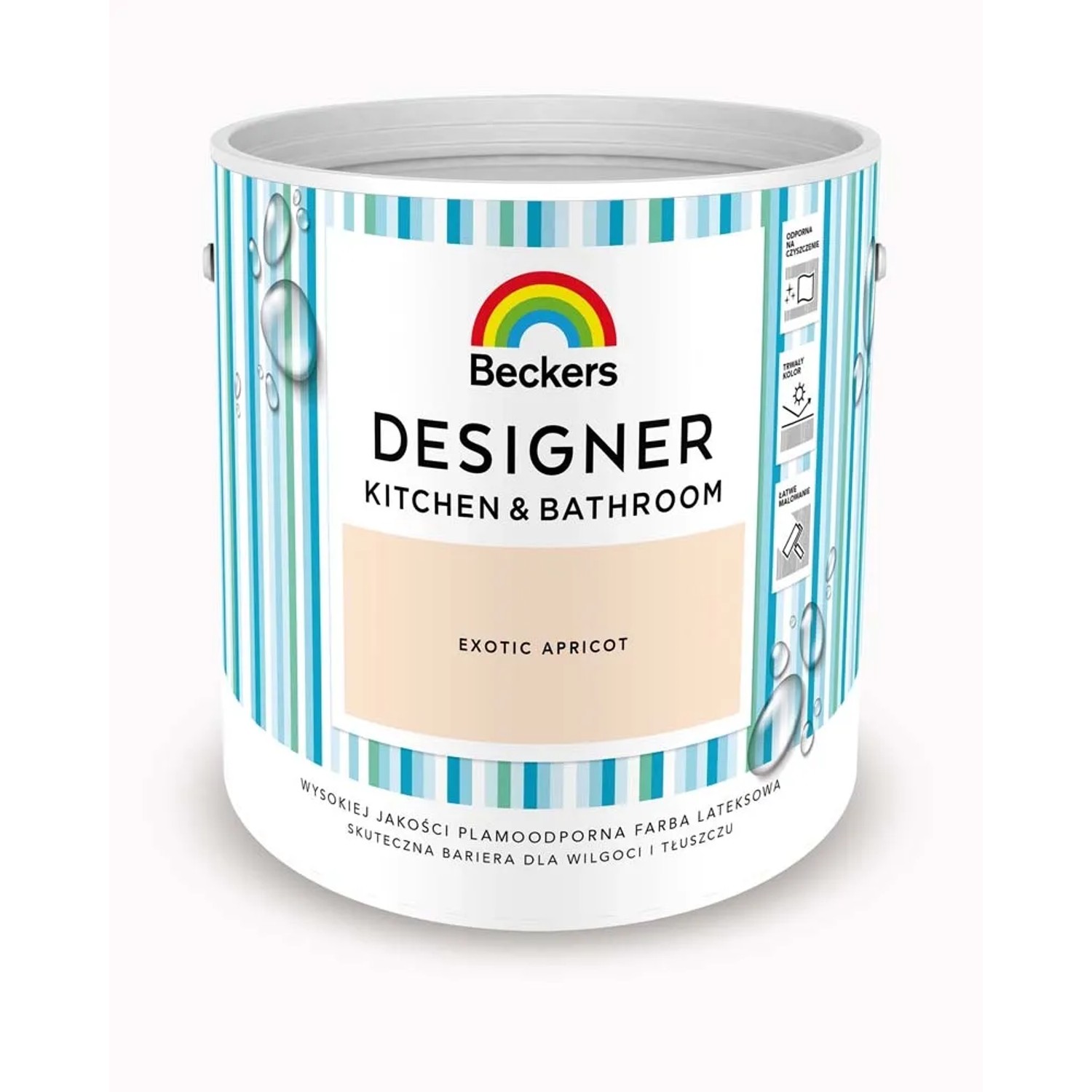 Farba Beckers Designer Kitchen&Bathroom Exotic Apricot 2,5 l