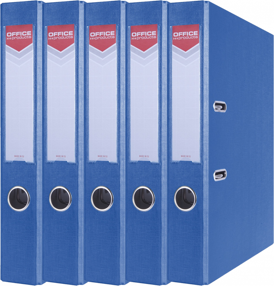 5x Segregator A4 Office Products Officer, 55mm, niebieski